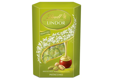 Šokoladiniai rutuliukai LINDT LINDOR su pistacijų įdaru - 200 g